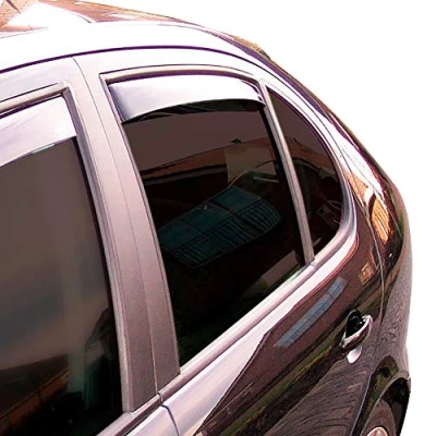 Abbildung von ClimAir Car Comfort Windabweiser Master Schwarz (Hinten) kompatibel mit Seat Arona 2017
