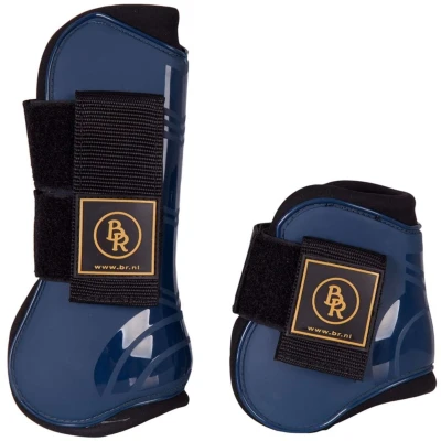 Abbildung von BR Kugelschützer &amp; Streichkappen Set Pro Tech Pu Neopren Blau Pony