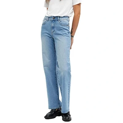 Abbildung von Object Objmarina MW NOOS Jeans Relaxed Fit Light blue, Damen, Größe: Small, blue
