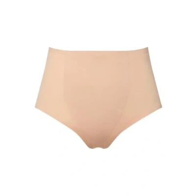 Abbildung von Ulla Popken Damen, Bodyforming Einsatz, High Waist, Shapewear Miederhosen, Champagner, 42 44