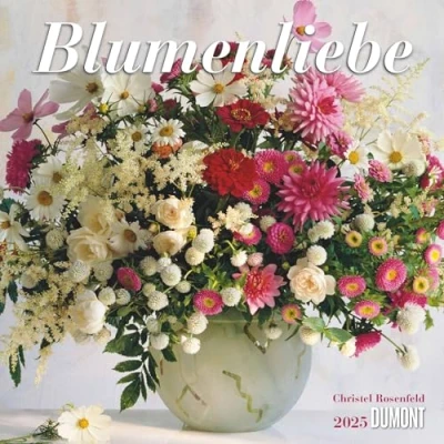 Abbildung von Blumenliebe 2025 Broschürenkalender Mit Gedichten Format 30 x cm