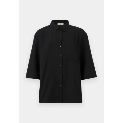 Abbildung von JDY Jdydivya 3/4 Loose Shirt Hemdbluse, Damen, Größe: Medium, Black
