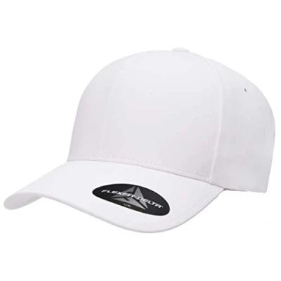 Abbildung von Flexfit Herren Delta Seamless Cap Hut, Weiß, S/M
