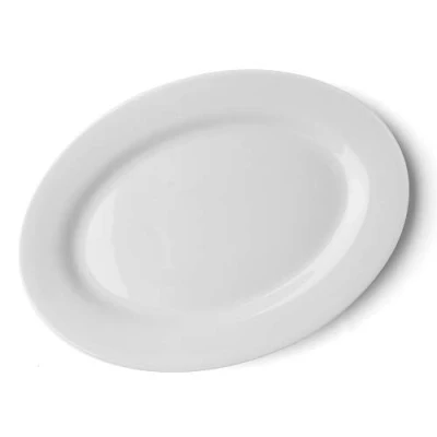 Abbildung von Porzellan Platte oval 40 x 28 cm &#039;&#039;Vital Level&#039;&#039;