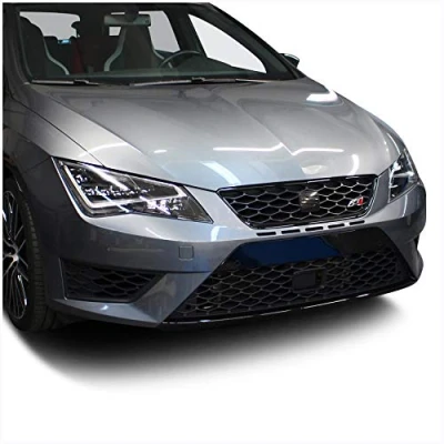 Abbildung von Finest Folia Spoilerschwert Folie Lippe Frontspoiler Splitter (Schwarz Glanz, D045 5F 2012 2017 Vorfacelift)