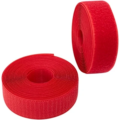 Abbildung von AERZETIX C65979 Klettband/ rolle 40 mm 5 meter organizer/kabelbinder band für kleidersäcke aus polyamid und polyester farbe: himbeerrot