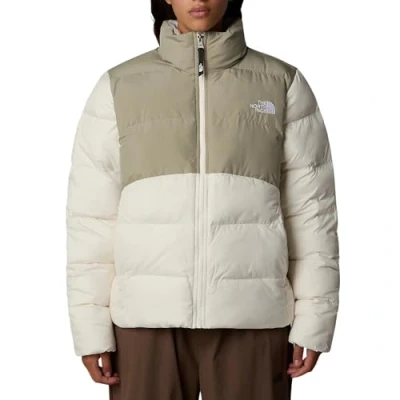 Abbildung von The North Face Saikuru Jacket Winterjacke, Damen, Größe: Small, White dune/clay grey