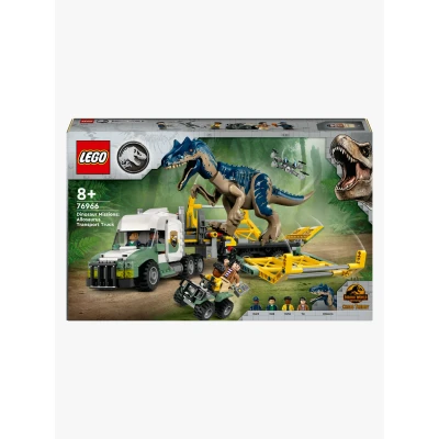 Abbildung von LEGO® Konstruktionsspielsteine »Dinosaurier Missionen: Allosaurus Transporter (76966)«, (588 St.), LEGO Jurassic World; Made in Europe