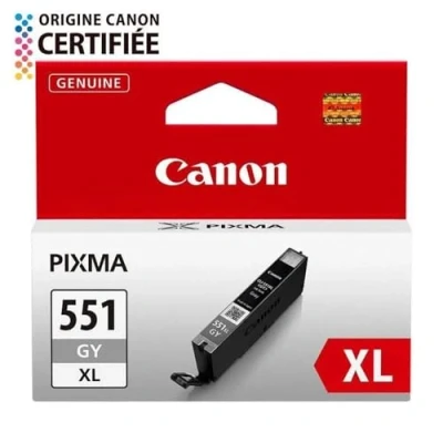 Abbildung von Canon Originaltinte CLI 551XL GY, Größe XL, Grau, Recyclebare Verpackung
