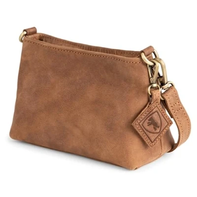 Abbildung von Berliner Bags Vintage Umhängetasche Marbella XS, Kleine Schultertasche Crossbody Bag aus Leder, Handtasche für Damen Braun