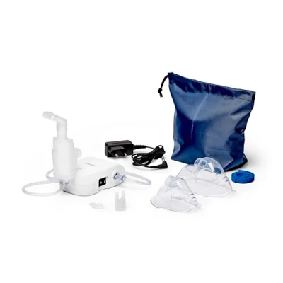 Abbildung von OMRON C803 Kompaktes, leichtes und benutzerfreundliches Inhalationsgerät für Erwachsene Kinder, Inhalator zur Behandlung von Husten Erkältung, Bronchitis, Asthma mehr zu Hause