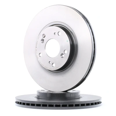 Abbildung von BREMBO COATED DISC LINE 09.A272.11 Bremsscheibe 300 25 5 innenbelüftet beschichtet mit Schrauben HONDA: Accord 7 Limousine, Tourer
