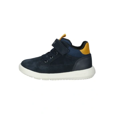 Abbildung von Geox Stiefelette Klettschuh für Kinder, Größe: 24, Navy ochre cf q Schuhe