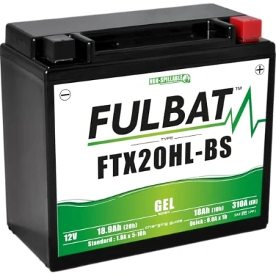 Abbildung von FULBAT Motorrad Batterie FTX20HL BS / YTX20HL 12V 18,9AH 310A