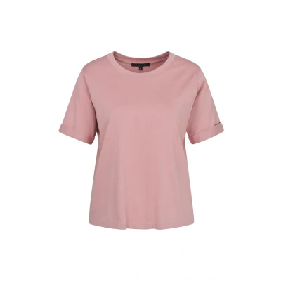 Abbildung von bugatti MIT VERKÜRZTEM Schnitt Tshirt basic, Damen, Größe: XL, Rose