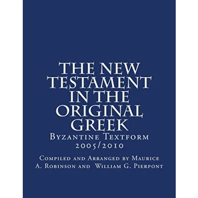 Abbildung von the New Testament in Original Greek: Byzantine Textform 2005/2010