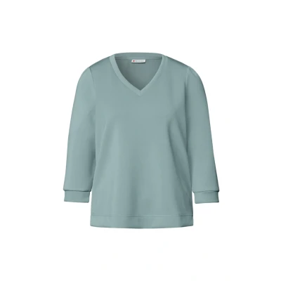 Abbildung von Street One Langarmshirt, Damen, Größe: 34, Blau