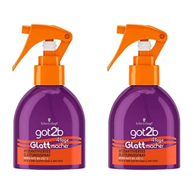 Abbildung von 2 x got2b Glattmacher Glättungsspray jeweils 200ml Hitzeschutzspray bis 230 C