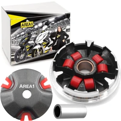 Abbildung von Area1 Tuning Variomatik für Motorroller mit 50ccm 2T Motor. Kompatibel Aerox Neos Jog Nitro Ovetto Mach G Booster Motowell Italjet APEX