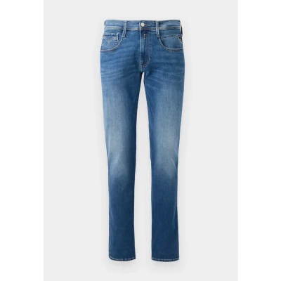 Abbildung von Replay Anbass Pants Jeans Slim Fit, Herren, Größe: 38x34, Medium blue
