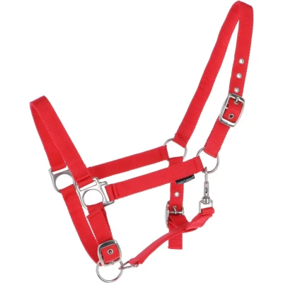 Abbildung von Harry&#039;s Horse Halfter 3x verstellbar Rot Vollblut