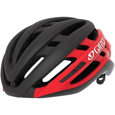 Abbildung von Giro Unisex Erwachsene Agilis MIPS Fahrradhelm Road, Matte Black/Bright red, L (59 63cm)