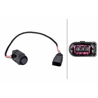Abbildung von HELLA 6PX 358 270 791 Parksensoren vorne, hinten Ultraschallsensor