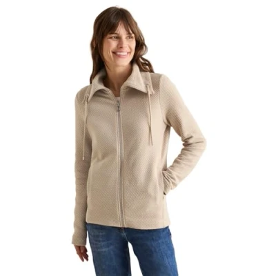 Abbildung von Cecil Sweatjacke, Damen, Größe: XL, Beige