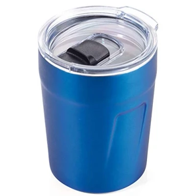 Abbildung von Troika Unisex Erwachsene Espresso Doppio Thermosbecher, blau, 1 Stück (1er Pack)
