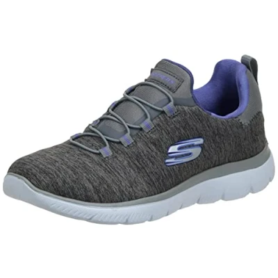 Abbildung von Skechers Damen Summits quick Getaway Sneaker, Grey Mint, 38 EU