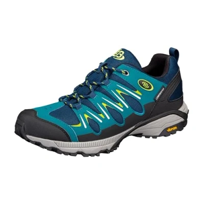 Abbildung von Brütting Expedition Damen Cross Laufschuh, marine/petrol/lemon, 38 EU