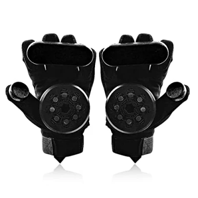 Abbildung von Gtopart 1 Paar Handschuhe Sliders Longboard Slide mit Funke Pucks CBST04