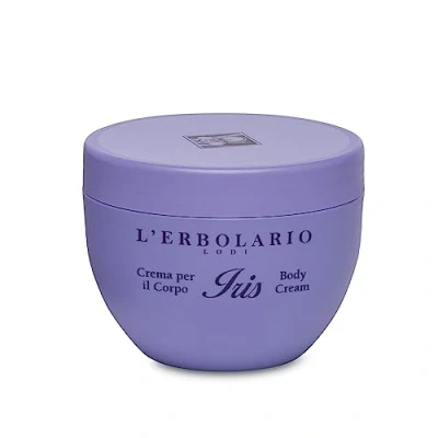 Abbildung von L&#039;Erbolario, Iris Körpercreme, Feuchtigkeitsspendende Beruhigende und Pflegende Wirkung, Duftende Creme, Größe: 300 ml