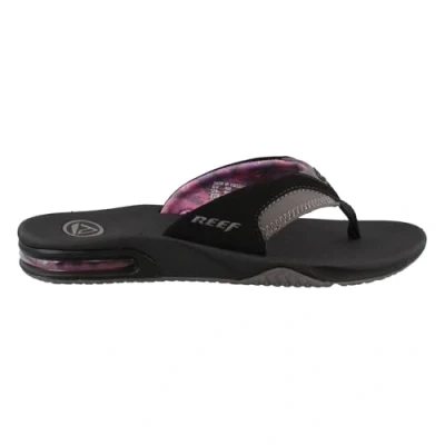 Abbildung von Reef Damen Fanning Zehentrenner, Mehrfarbig (Black/Grey Bla), 37.5 EU