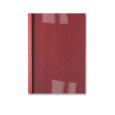 Abbildung von GBC LeatherGrain Thermo Bindemappen, 100 Stück, A4, rot, 3mm