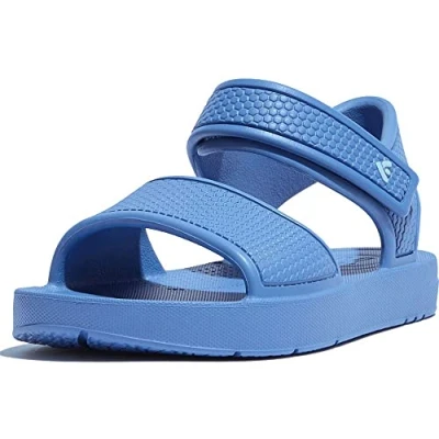 Abbildung von Fitflop Jungen Unisex Kinder Iqushion Kids Ergonomic Back Strap Sandale, Rocket Blue, 29 EU