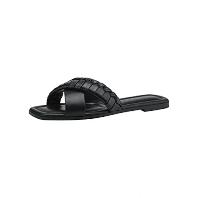 Abbildung von Tamaris Pantolette flach, Damen, Größe: 40, Black leather Schuhe