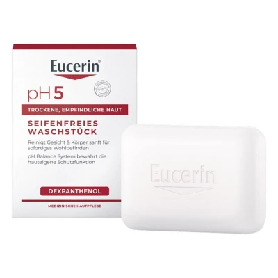 Abbildung von Eucerin pH5 seifenfreies Waschstück empfindl.Haut