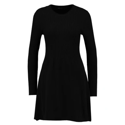 Abbildung von ONLY Onlalma Strickkleid, Damen, Größe: Large, Black