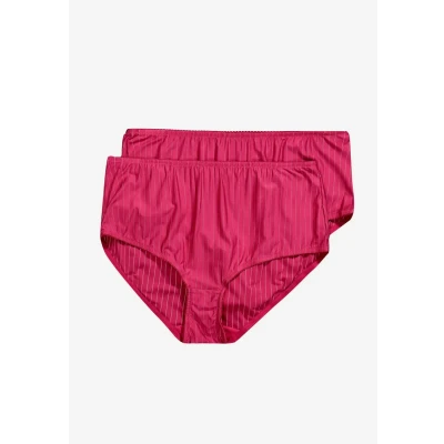 Abbildung von Ulla Popken NADELSTREIFEN, HÖHER Geschnitten Slip, Damen, Größe: 50/52, Fuchsia