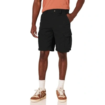 Abbildung von Amazon Essentials Herren Cargo Shorts mit klassischer Schnitt (erhältlich in Big &amp; Tall), Schwarz, 42W