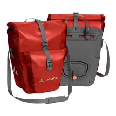 Abbildung von VAUDE Fahrradtaschen für Gepäckträger Aqua Back Plus, 2 x Hinterradtaschen wasserdicht, 51 Liter Gesamtvolumen, Fahrrad Gepäckträgertasche hinten, einfache Befestigung Made in Germany