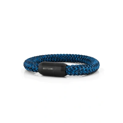 Abbildung von Akitsune Portus Segeltau Armband, Herren, Größe: 23cm, Blau