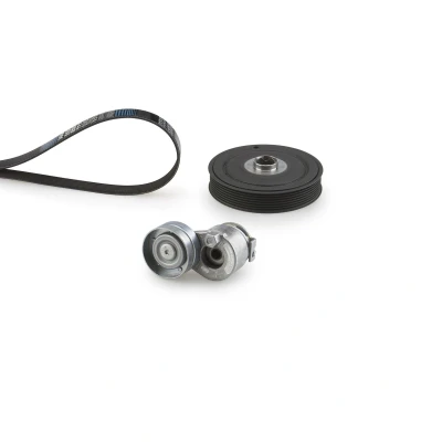 Abbildung von GATES K027PK1125 Keilrippenriemensatz mit Kurbelwellenriemenscheibe ThermalPro RENAULT: SCENIC 3, MEGANE 3 Grandtour, 2