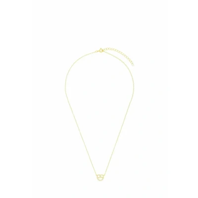 Abbildung von amor Brezel Halskette, Damen, Größe: 45, Gold