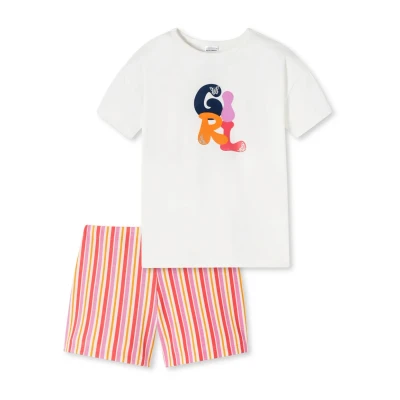 Abbildung von Schiesser Nachtwäsche Set offwhite für Kinder, Größe: 104, Off white