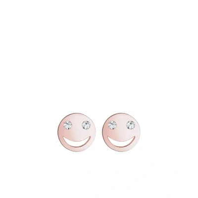Abbildung von Elli Emoji Classic Ohrringe roségoldcoloured, Damen, Größe: One Size, Roségold coloured