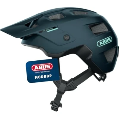 Abbildung von ABUS 64861 Fahrradhelm, Blau (Midnight), S (51 55 cm)