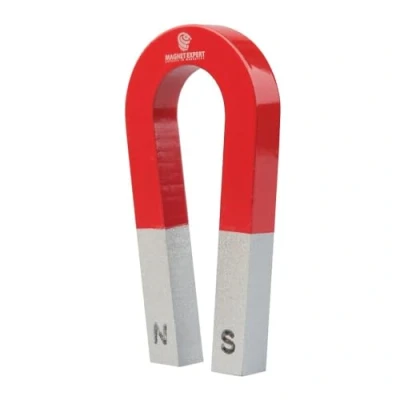 Abbildung von Traditioneller Alnico Hufeisenmagnet Für Wissenschaft, Bildung, Experimente, Schüler und Lehrer 1kg Zug 75mm x 39mm 8mm