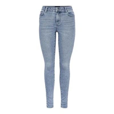 Abbildung von Pieces Pcdana Jeans Skinny Fit, Damen, Größe: XSx30, Light blue denim